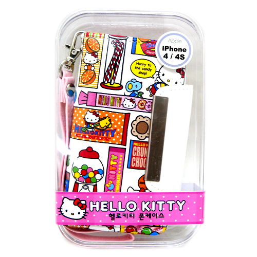 �͸���Hello Kitty_Hello Kitty-iP4S�ѥ����O�@�M-�}�G